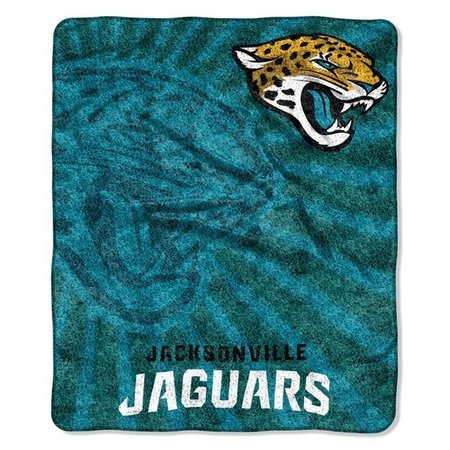 NORTHWEST Jacksonville Jaguars Blanket 50x60 Sherpa Strobe Design 8791840098